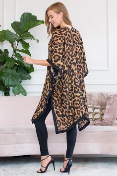 Absolutely Beautiful! One Size Open Leopard Cardigan 100%POLYESTER Great Resort Wear! Great Swim Suit Cover up! Stay Sexy! V-neck Winter Outerwear For Vacation, Open Front Non-stretch Vacation Cardigan, Non-stretch Open Front Cardigan For Vacation, Non-stretch V-neck Cardigan For Day Out, Chic Fall Layering Cover-up, Stretch Open Front Cardigan For Beach, Chic Fall Cover-up For Layering, Stretch Long Sleeve Beach Outerwear, Trendy Non-stretch Open Front Top