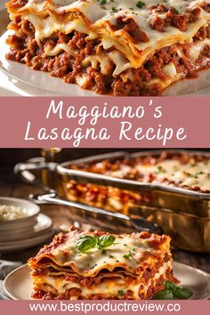 Maggiano’s Lasagna