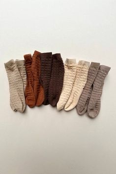 Mules With Socks, Sock Styling, Beige Mules, Beige Socks, Texture Socks, Fall Socks, Socks Aesthetic, Thigh Socks, Xmas Wishlist