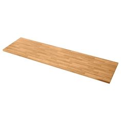 a wooden cutting board on a white background