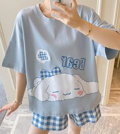 Fashion Anime Pajamas Suits PN4906 ●Size: M: for 155-160cm,40-50kg L: for 161-166cm,50-58kg XL: for 167-172cm,58-68kg XXL: for 170-175cm,68-75kg ●Material:soft Cloth (Please allow 1-3cm differs due to manual measurement.As different computers display colors differently,the color of the actual may vary slightly from the above images.Thanks for your understanding.) ●About Shipping: We attach great importance to the orders of each customer and parcel delivery. 1.Processing time: 2-3 business days. 2.Shipping time: 10-15 business days to US, please allow 3-4 weeks shipping to other country.(Shipping times can be affected by variable customs clearance times or public holidays.) Kawaii Cotton Sets For Sleepover, Kawaii Cotton Sleepover Sets, Casual Cartoon Print Sleep Sets, Casual Cartoon Print Sleepwear Sets, Casual Sleepwear Sets With Cartoon Print, Kawaii Cotton Pajama Party Sets, Kawaii Cotton Sleepwear For Summer, Kawaii Cotton Sets For Spring, Kawaii Sets For Pajama Party In Summer