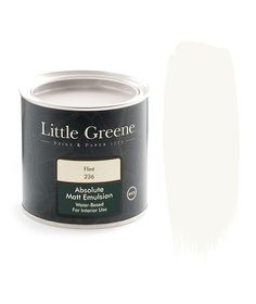 a pink paint can with the words little greene on it