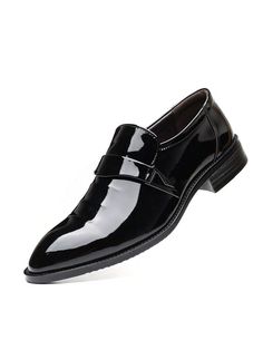 Men's Pointed-Toe Tuxedo Dress Shoes Casual Slip-on Loafer Black      Handmade Shoes   Men Shoes, size features are:Bust: ,Length: ,Sleeve Length: Party Slip-on Dress Shoes With Rubber Sole, Semi-formal Slip-on Dress Shoes With Flat Heel, Black Dress Shoes With Flat Heel For Semi-formal Occasions, Elegant Black Slip-ons For Spring, Pointed Toe Business Slip-ons For Spring, Semi-formal Spring Leather Closed Toe Shoes, Semi-formal Spring Closed Toe Leather Shoes, Flat Heel Leather Shoes For Semi-formal Spring Occasions, Flat Heel Leather Shoes For Spring Semi-formal