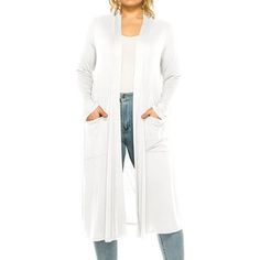 Women's Plus Size, Casual Long Open Front Drape Lightweight Duster Sweater Cardigan.Soft lightweight fabric is made from 95% Rayon and 22% Spandex Comfortable and Stylish Size Chart(Inches) / MCD01388 1XL => Shoulder: 19 / Sleeve: 25 / Length: 46 2XL => Shoulder: 19.5 / Sleeve: 25.5 / Length: 46.5 3XL => Shoulder: 20 / Sleeve: 26 / Length: 47 Size: 3X.  Color: Beige.  Gender: female.  Age Group: adult. Long Cable Knit Cardigan, Lightweight Open Front Cardigan, Duster Sweater, Moa Collection, Sweater Duster, Short Sleeve Cardigan, Cardigan Sweaters For Women, Printed Cardigan, Cardigan Fashion