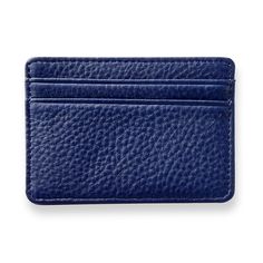 | Classic Blue Classic Card Holder With Id Window For Daily Use, Leather Wallets With Card Slots, Classic Blue Business Wallets, Blue Rectangular Rfid Blocking Card Holder, Classic Blue Wallets With Card Slots, Classic Blue Wallet With Card Slots, Blue Rectangular Card Holder With Slots, Blue Rectangular Card Holder With Rfid Blocking, Blue Rectangular Card Holder With Interior Slots