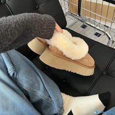 Orcajump - Shearling-lined Winter Boots with Thick Platform Soles Fur Snow Boots, Shoe Sole, Snow Boots, Winter Boots, Heel Height, Wool, Boots, Heels