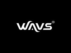 the wns logo is black and white on a dark background, it appears to be an abstract design