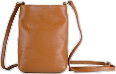 Solid Color Leather Rectangular Phone Bag, Everyday Solid Color Crossbody Phone Bag, Versatile Brown Leather Phone Bag, Brown Leather Phone Bag With Detachable Strap, Brown Everyday Satchel Phone Bag, Brown Soft Leather Phone Bag For Daily Use, Brown Soft Leather Crossbody Phone Bag, Brown Soft Leather Phone Bag For Everyday Use, Chic Brown Phone Bag For On-the-go