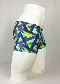 "SEWING PATTERN FOR MEN'S SWIM TRUNK OR YOGA SHORTS. Men's swim trunk in square cut style can be fully lined. This trunk has straight cut leg openings with a 2.5 inch inseam. This swim trunk has elastic and a drawstring at the waist. This sewing pattern is in PDF format and available for instant download. There 3 files for download. 1. PATTERN ONLY 2. PATTERN INFORMATION 3. PATTERN PRINTING & ASSEMBLY INSTRUCTIONS (*these files cannot be opened with imaging or graphics software) PDF is forma Fitted Multicolor Boxer Briefs For Summer, Fitted Multicolor Swim Trunks For Swimming, Summer Stretch Multicolor Boxer Briefs, Green Stretch Boxer Briefs For Summer, Summer Multicolor Stretch Boxer Briefs, Fitted Boxer Briefs For Beach, Fitted Short Boxer Briefs For Beach, Short Boxer Briefs For Beach, Green Summer Sports Boxer Briefs