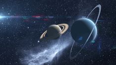 an artist's rendering of the planets in space