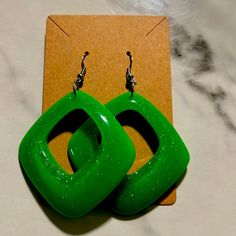 Lightweight Casual Green Jewelry For Party, Green Earrings, Jewelry Earrings, Women Jewelry, Green, Women Shopping, Color