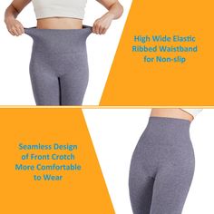 High Waist Leggings for Women Soft Stretchy | Moon Wood Plus Size Tights, Lace Stockings, High Waist Leggings, Thigh High Socks, Thigh High Stockings, Fishnet Stockings, Leggings For Women, Plus Size Leggings, Plus Size Pants