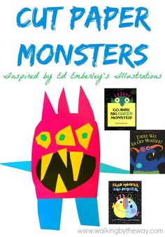 Matisse Art Project, Monster Books, Paper Monster, Elementary Art Lesson Plans, Monsters Art, Monster Craft, Art Project For Kids, Monster Crafts, Collage Art Projects