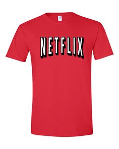 PRICES MAY VARY. Netflix and Chill Unisex T-Shirts 4.5 oz., pre-shrunk 100% ringspun cotton Printed and designed in the U.S.A. using top quality garments for comfort and style. We use state of the art equipment to ensure vibrant colors and lasting durability on every piece of clothing apparel we sell. 30 singles, Double-needle stitched neckline and sleeves, Quarter-turned, Taped neck and shoulder, Three-quarter inch seamless collar, Tearaway label Recommended Care Instructions - Machine wash col Red Cotton T-shirt For Fan Conventions, Red Graphic Print T-shirt For Fan Conventions, Fan Merchandise Logo Print T-shirt In Ring-spun Cotton, Fan Merchandise Ring-spun Cotton T-shirt With Logo Print, Cotton T-shirt With Letter Print For Fan Conventions, Pop Culture Pre-shrunk Crew Neck T-shirt, Red Cotton T-shirt With Custom Print, Halloween Crew Neck T-shirt With Logo Print, Halloween Logo Print Crew Neck T-shirt