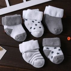 Item Type: Socks Material: Cotton Gender: Baby Boy Style: Active Size: Newborn Package Includes: 5 x Pair Non Slip Socks, Foot Socks, Boys Socks, Toddler Socks, Newborn Outfit, Baby Cartoon, Baby Boy Fashion, Baby Warmer, Baby Socks