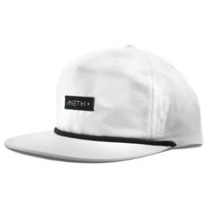 WHITE White Functional 5-panel Hat, Functional White 5-panel Hat, White Flat Bill Everyday Hats, White 5-panel Everyday Hat, Functional White Hats For Streetwear, Adjustable Fit White Six-panel Hat, White Adjustable Urban Hat, White Adjustable Fit Six-panel Hat, Adjustable White Six-panel Hat