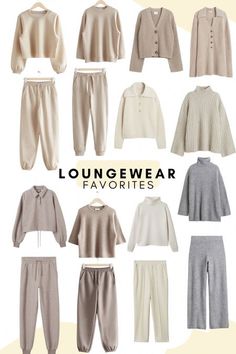 Lounge Capsule Wardrobe, Cozy Home Outfit, Home Style Outfit, Cute Lounge Outfits, Cozy Wardrobe, Cozy Essentials, Lounge Outfits, Cosy Outfit