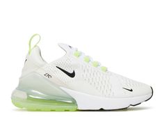 Wmns Air Max 270 'White Ghost Green' - Nike - AH6789 108 - white/light bone/ghost green/black | Flight Club 270 Air Max Shoes, Green Nike Shoes, Sick Shoes, Nike Air Max 270 White, Cool Nikes, Runners High, White Ghost, Flight Club, Air Max Shoes