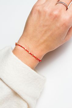 2pcs You and Me  Toi et Moi Friendship Bracelet, Best Friend Bracelet, Red String Bracelet Pinky Promise Bracelet, Sister Bracelet, Matching Bracelet, BFF Bracelet 🎁 Get 10% off when you order 3 or more items ! 🎁Get 15% off when you order 5 or more items! 🎁Get 20% off when you order 10 or more items! 🎁Get 25% off when you order 20 or more items! 🎁Get 30% off when you order 50 or more items! ---------------------------------------------------------------------------------------------------------------- Trendy Red String Gold Plated Beaded Friendship adjustable bracelet. In ancient Mediterranean cultures, the evil eye bracelets are believed to provide protection from the envious eyes of others and ensure physical well-being. + Parachute Material (String) + Durable + One Size Fits Most + Red Bracelets With Tiny Beads As Gift, Minimalist Red Beaded Bracelet With Tiny Beads, Dainty Red Beaded Bracelets, Minimalist Red Round Bead Bracelets, Red Beaded Dainty Jewelry, Red Jubilee Bracelet Jewelry Gift, Red Adjustable Friendship Bracelets With Tiny Beads, Adjustable Red Friendship Bracelets With Tiny Beads, Dainty Red Friendship Bracelets As Gifts