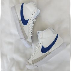 Size: 6.5y | Fits 8 Women's -Brand New Without Box. - Same Day Shipping All My Footwear / Apparel Is 100% Authentic. -Firm Price. Thank You! :) Sporty High-top Sneakers For Streetwear With White Laces, Blue High-top Athleisure Sneakers With Boost Midsole, Blue High-top Sneakers With Boost Midsole, Blue High-top Athleisure Basketball Shoes, Blue High-top Basketball Shoes In Athleisure Style, Blue Athleisure High-top Sneakers With Boost Midsole, Casual White Custom Sneakers For Running, Nike Sporty Mid-top Skate Shoes, White Athleisure Custom Sneakers With Round Toe