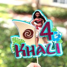 Moana Cake Topper, Moana Birthday Outfit, Roller Skate Cake, Elsa Cake Toppers, Butterfly Garden Party, Diy Cake Topper Birthday, Moana Cake, Cricut Cake, Moana Themed Party