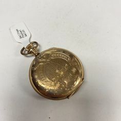 "f880 Antique Waltham Gold Tone Mechanical Pocket Watch Pre-owned item. Please see pictures for details. Sold as is, as seen on pictures, no returns on vintage/antique items. We do not alter/polish antique items and try to keep items as original as possible. Watch were checked and serviced, good working condition. Antique American Waltham Mechanical Pocket Watch. Gold Tone. Illinois Watch Case Co. Elgin Napoleon. #13298161 Approx. measurements. 35mm in diameter, 10mm thick. **Please be patient & Mechanical Pocket Watch, Pocket Watches, Saint Louis, Watch Case, Antique Items, Pocket Watch, Illinois, Vintage Antiques, Gold Tones