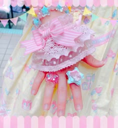 Handcrafted by me from scratch. Very durable and sturdy! :3 Kawaii Clothes Pastel Accessories, Yume Kawaii Accessories, Pastel Kawaii Accessories, Kawaiicore Clothing, Pop Kei Fashion, Decora Kei Fashion, Pastry Ring, Decora Aesthetic, Decora Accessories