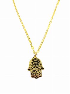 Brassy Hamsa Necklace MINU Jewels Necklace For Everyday, Silver Jewelry Accessories, Hamsa Jewelry, Lapis Jewelry, Pearl Gifts, Gift Sets For Her, Hamsa Charm, Hamsa Necklace, Coral Jewelry