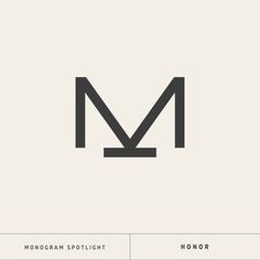 the monogram spotlight logo is shown in black and white, as well as an image of