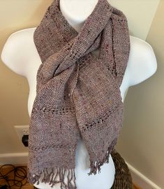 This hand woven scarf in multiple shades of grey with flecks of other colors will keep you warm all winter long.  The warp and weft are hand spun wool, alpaca, and silk. What does it feel like?   Soft and relatively smooth. Handwoven Artisan Shawl For Fall, Handwoven Alpaca Scarves For Fall, Wool Handwoven Winter Scarves, Fall Alpaca Handwoven Scarves, Fall Handwoven Alpaca Scarf, Handwoven Alpaca Shawl, Hand Woven Scarf, Bohemian Handwoven Alpaca Scarves, Handwoven Alpaca Winter Scarf