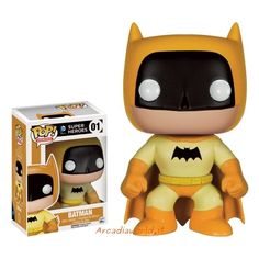 the batman pop vinyl figure is in its box