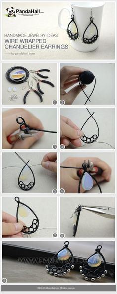 the instructions for making wire wrapped glasses