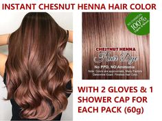 Visit Our Store: rishi-exp | eBay Stores Limited Stocks Only...... Hurry Up !!!! GUARANTEED BEST PRICE at EBAY    Organic Henna Hair Dye Color Powder Herbal Natural Conditioner No PPD No Ammonia 100% Pure Natural Organic Henna for Hair Color - Henna Hair Dye - Chemical Free GET 1 SHOWER CAP & GLOVES FREE WITH EACH BUY OF HENNA HENNA HAIR COLOR - 100% ORGANIC AND NATURAL WAY OF COLORING HAIR - 60 GRAMS Free to use hand gloves Each Organic Hair Henna Sachet Weighs 60 Grams NO Ammonia, NO PPD, NO M Henna For Hair Color, Henna For Hair, Hair Henna, Henna Hair Dye, Henna Hair Color, Henna Powder, Organic Henna, Natural Conditioner, Henna Hair