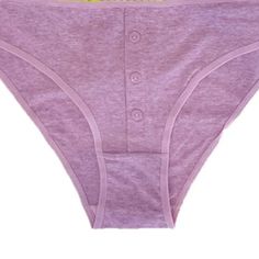 Brand New Knotty Knickers Brand (Uk) Lavender Purple Color Button Design/ Not Functional Cotton Type Size-Medium Cotton Bottoms With Buttons For Loungewear, Casual Purple Bottoms For Daywear, Stretch Bottoms With Buttons For Loungewear, Purple Cotton Bottoms For Daywear, Stretch Cotton Lavender Bottoms, Lavender Stretch Bottoms For Loungewear, Lavender Cotton Bottoms For Loungewear, Lavender Cotton Loungewear Bottoms, Panties Design