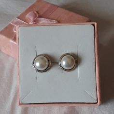 Small and Beautiful dome pearl studs. Great for casual or dressy wear for brides or flower girls. They are a must be part of your jewelry collection! These earrings are round freshwater cultured pearls set on a sterling silver dome Size of earrings: 0.6 inches Size pearl: 8 mm. More colors: pink, gray, or black pearl Choose material: sterling silver or 14 karat goldfield. 🔸 All my creations made by me from Fine Materials, Gemstones, high quality. 🔸 Unique Technique in different textures styles Pearl Clip-on Earrings For Gifts, Elegant White Pearl Earrings With Pearl Buttons, Elegant White Hypoallergenic Clip-on Earrings, Silver Pearl Clip-on Earrings For Gift, Classic Round Pearl Clip-on Earrings, Elegant Pearl White Clip-on Earrings For Gift, Pearl Earrings As A Gift, Round Pearl Earrings As Gift, Gift Pearl Earrings