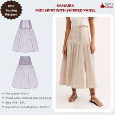 the skirt is designed to be worn in different ways