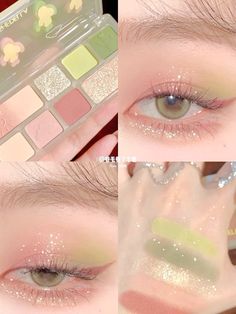 #douyin #douyinmakeup #douyinmakeuptutorial #eyeshadow #douyineyeshadow #douyineyes #colorfuleyeshadow #greeneyemakeup #makeup #makeupinspo  #greenandpink #pinkeyemakeup Punk Makeup Looks, Dramatic Eyeliner, Korean Makeup Look, Punk Makeup, Pink Eye Makeup, After Eight, Makeup Artist Tips, Swag Makeup