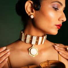 Discover a world of fantastical glamour with modern handcrafted bold contemporary jewellery. An exquisite jewelry perfect for weddings, cocktails, and formal celebrations. Elevate your style with our stunning collection, ideal for destination weddings. We have the perfect wedding jewelry, pieces, from mehndi to engagements, from Sangeet's to cocktail parties & from wedding events to receptions, for all formal celebrations, cocktail accessories and destination wedding jewelry available for you. T White Luxury Jewelry With Polished Finish, Luxury White Jewelry With Polished Finish, Luxury White Jeweled Necklaces, White Gemstone Necklace For Party, White Gemstone Party Necklace, Modern Polished Finish Necklace, Luxury Party Necklace With Polished Finish, Luxury Jewelry With Detachable Pendant For Formal Occasions, Luxury Jewelry With Detachable Pendant For Formal Events