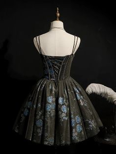 Make a striking entrance with this Gothic Black Short Wedding Party Dress. Perfect for those who love to blend elegance with a touch of gothic charm, this floral embroidered corset party dress is designed to turn heads at any special event. Exquisite Floral Embroidery: The bodice and skirt are beautifully adorned with Simple Satin Wedding Dress, Embroidered Corset, Structured Corset, Nontraditional Wedding Dress, Wedding Dresses High Low, Champagne Evening Dress, Dress Corset, Gown Plus Size, Pink Formal Dresses