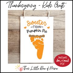 a poster with the words sweeter than pumpkin pie and an image of a hand holding a