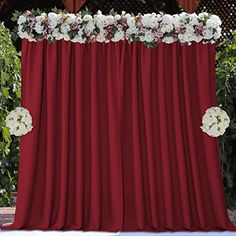 Joydeco Solid Color Royal Backdrop Curtains for Wedding Parties and Photography Royal Backdrop, Backdrop For Wedding, Backdrop Curtains, Boho Curtains, Blue Backdrops, Wedding Parties, Linen Curtains, Roller Blinds, Draped Fabric