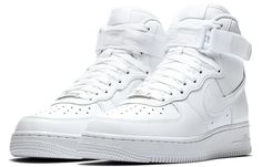 Nike Womens WMNS Air Force 1 High Triple White 334031-105 Air Force High Tops, Nike Air Force High, Air Force 1 High Tops, Air Max Plus Tn, Nike Air Force 1 Mid, Nike Air Force 1 High, Nike High, Air Force 1 Mid, Air Force 1 High