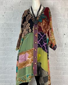 Granola Woman, Spring Hippie Kimono With Patchwork, Long Sleeve Patchwork Kimono For Winter, Boho Clothing Patterns, Bohemian Patchwork Winter Kimono, Quilted Sweatshirt Jacket, Cotton Patchwork Long Sleeve Kimono, Vintage Long Sleeve Patchwork Kimono, Clothing Alterations