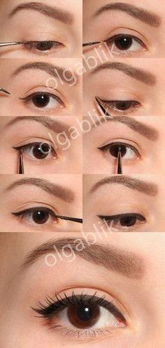 http://makeupit.com/Zykrd | Don't let sensitive skin stop you from applying makeup! Eyeliner Glitter, Permanente Make-up, Eyeliner Ideas, How To Do Eyeliner, Eyeliner Designs