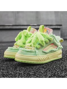 Verde  Collar   A cuadros,Plantas,Estampado Integral  Embellished Harajuku Shoes, Streetwear Shoes, Spring Sneakers, Mens Winter Boots, Designer Streetwear, Mens Fashion Fall, Japanese Streetwear, Women Street, Breathable Shoes