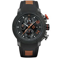 Shop Signature Orange GX-AC Swiss Made Automatic Watch – LIV Swiss Watches Liv Watches, Amazing Watches, Rosé Brown, Orange Accents, Machine Design, Watch Model, Black Accents, Swiss Watches, Metal Bracelets