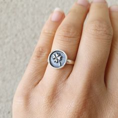 Oxidised sterling silver ring Lucky Ring, Clover Ring, Clover Jewelry, Four Leaf, Oxidized Sterling Silver, Leaf Clover, Four Leaf Clover, Ring Silver, Statement Ring