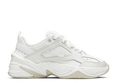 Wmns M2K Tekno 'Summit White' - Nike - AO3108 006 - phantom/summit white | Flight Club White Gym Shoes, Nike M2k, Gymnastics Shoes, White Nike Shoes, Pretty Shoes Sneakers, Flight Club, Shoe Wishlist, Swag Shoes, Grey Nikes