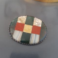 Antique Scottish sterling silver brooch pin set with five colors agate. Signed and numbered. Victorian era, 19th century.  Dimension: 5 x 3.8 cm / 2" x 1,2" Good antique condition, some micro chips and scratches on the stones. I'm happy to combine shipping costs if you buy more than one item. Import duties, taxes, and charges are not included in the item price or shipping cost. These charges are the buyer's responsibility. Please check with your country's customs office to determine what these a Silver Brooch Pin, Sterling Silver Brooch, Silver Brooch, Antique Victorian, Victorian Era, Pin Brooch, Brooch Pin, Brooches, Agate