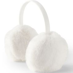 Sometimes you need cute and cozy earmuffs to keep you warm! Made with faux fur and a flexible headband, they’re easy to put on and take off when you’re heading out into the cold. They’re chic and functional for your on-the-go look! White Earmuffs Aesthetic, White Earmuffs, Fur Earmuffs, Faux Fur Headband, Cute Headphones, Fur Headband, Ear Muffs, Winter Hats Beanie, Winter Beanie